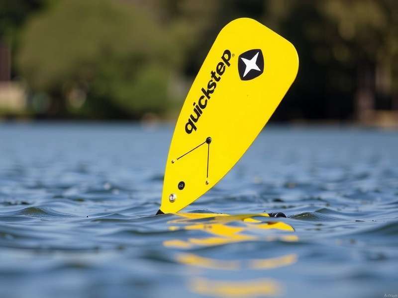 Concept art of Surat Quickstep Paddle Slayer gameplay showing vibrant paddles and projectiles